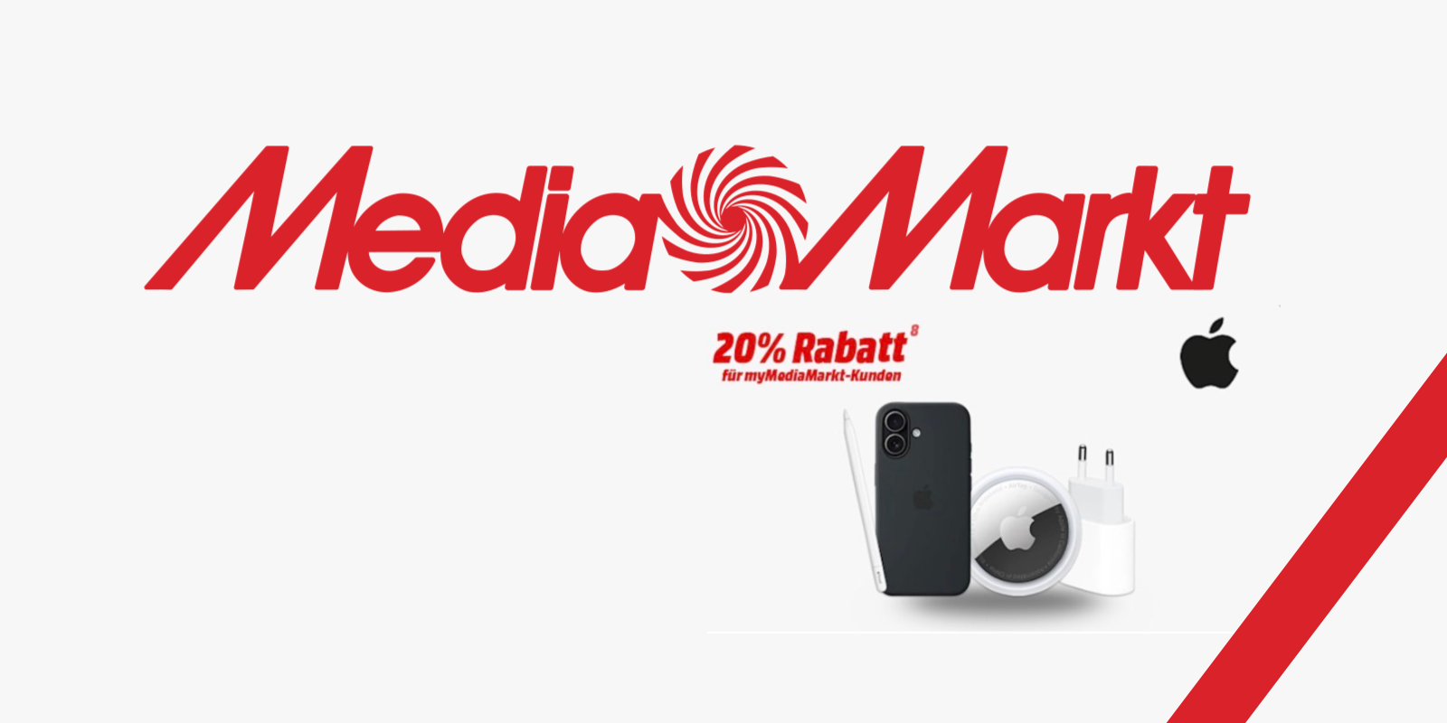 MediaMarkt gibt 20% Rabatt auf Apple Zubehör