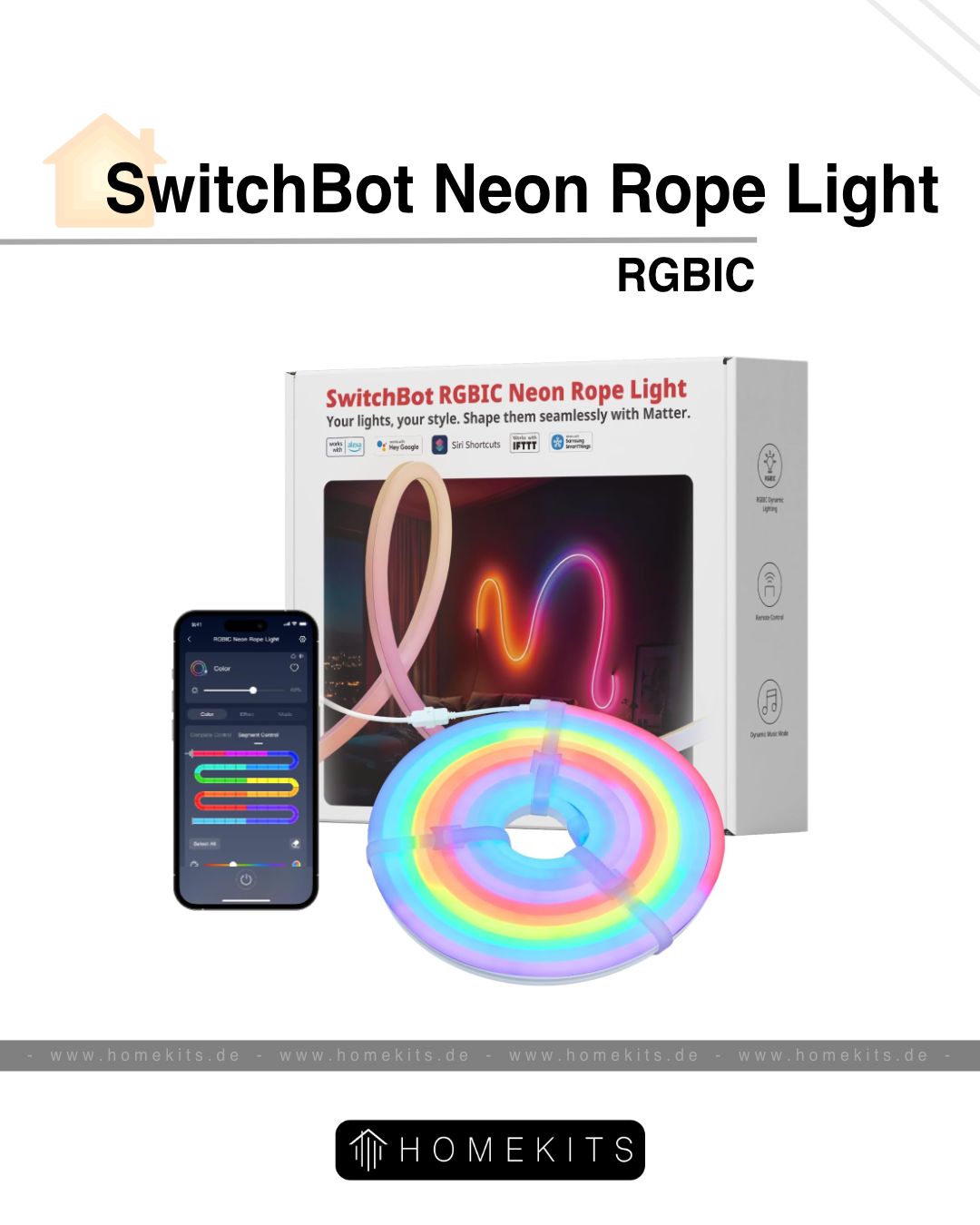 SwitchBot Neon Rope Light NEU – HomeKits.de