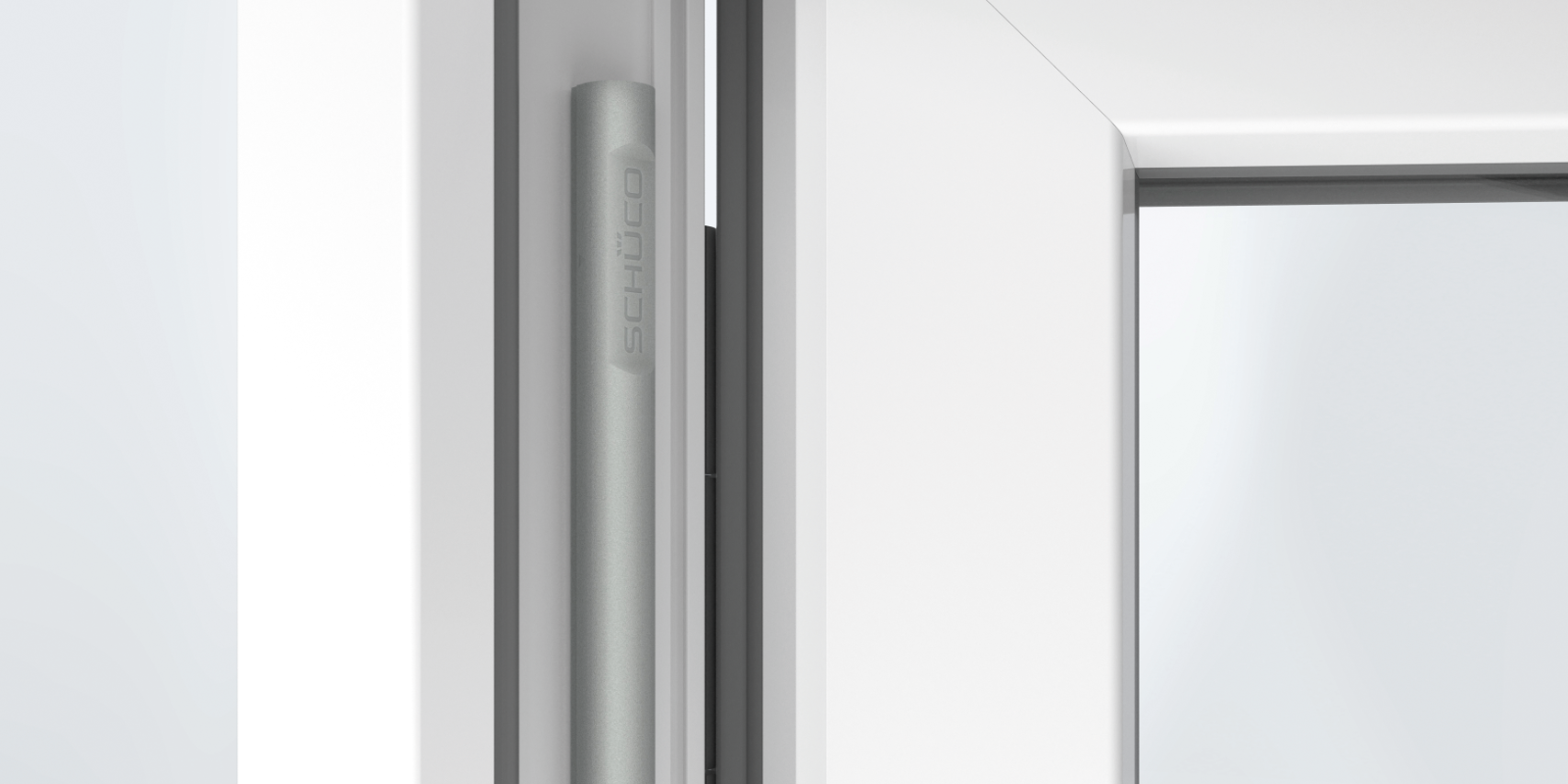 Schüco kündigt versteckten Funksensor für Türen und Fenster an