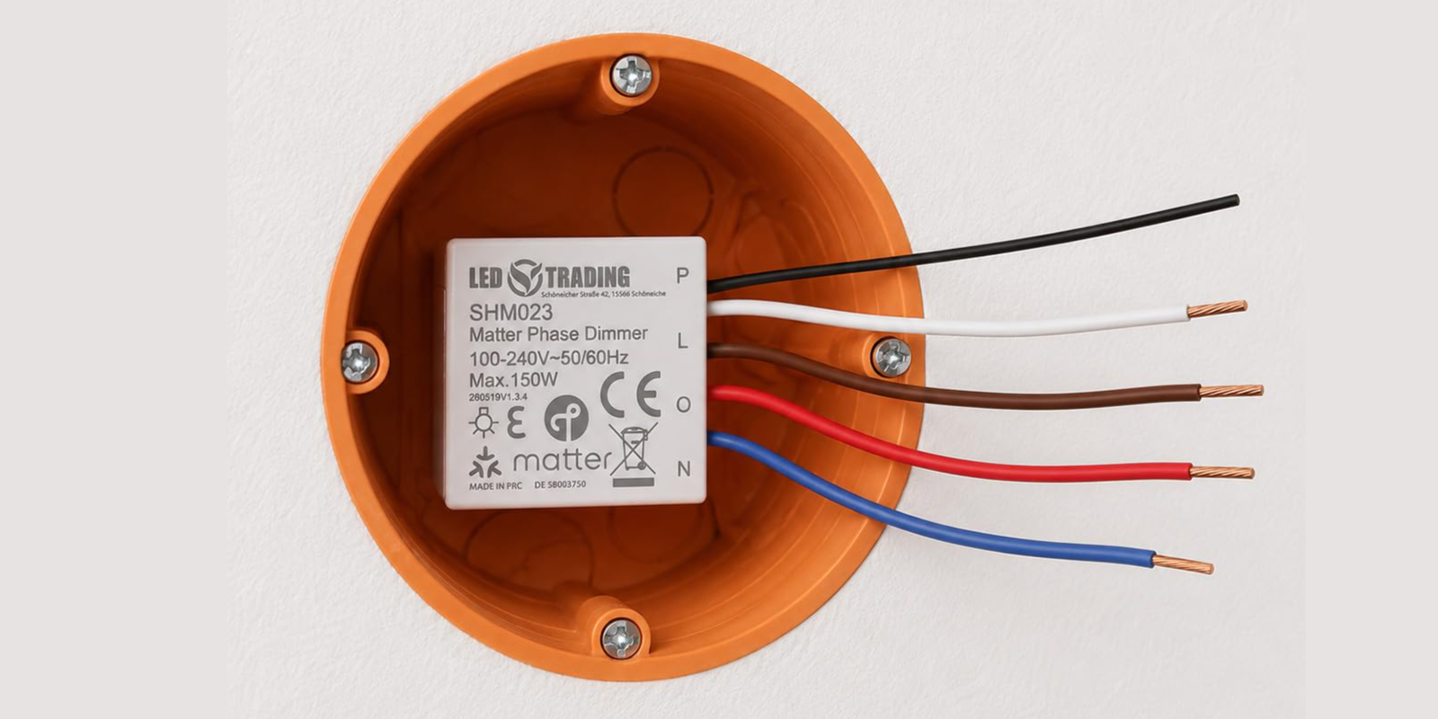 LED Trading Micro Dimmer mit Matter-over-Thread erhältlich