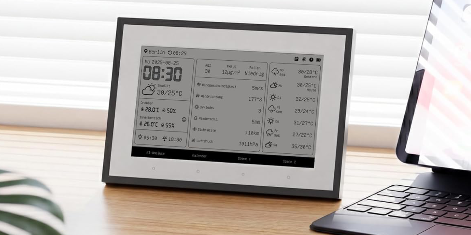 SwitchBot Wetterstation mit E-Ink-Display erhältlich